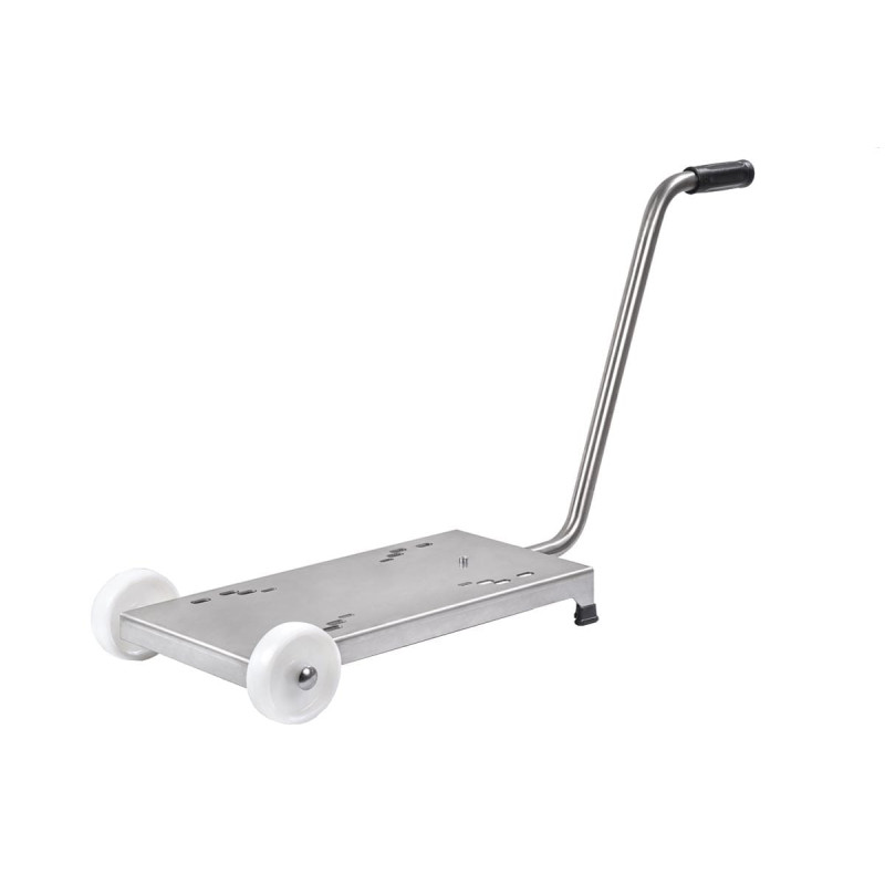 Voziček iz nerjavečega jekla (INOX), dimenzije podnožja 600X270 mm