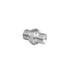 Pocinkan jekleni dvojni nipelj M3/8" BSP-M3/8" BSP