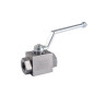 Visokotlačni dvopotni krogelni ventil z vzvodom F3/8"-F3/8"