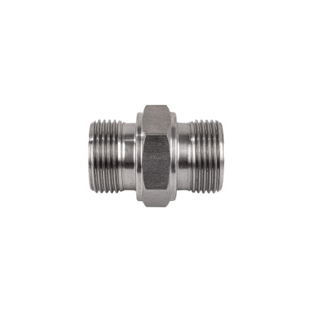Dvojni nastavek iz nerjavečega jekla M 3/8" BSP-M 3/8" BSP