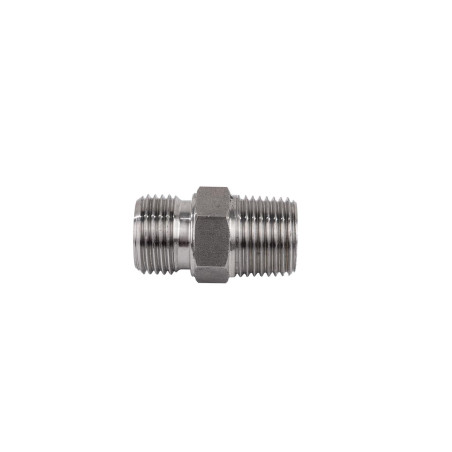 Dvojni nastavek iz nerjavečega jekla M1/2" BSP-M 1/2" NPTF ES.22