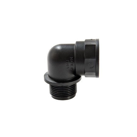 Plastični priključek 90° M/F 1” BSP