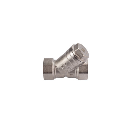 Y-filter v liniji iz niklane medenine F-F 1/2"
