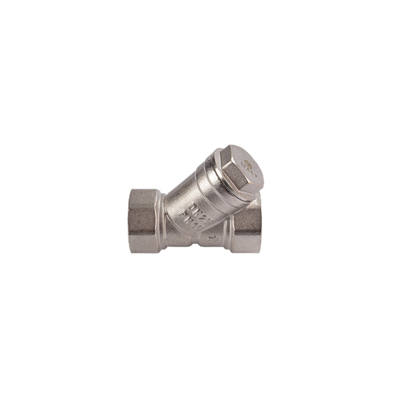 Y-filter v liniji iz niklane medenine F-F 3/4"