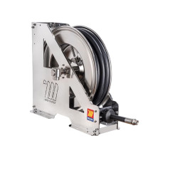 Samodejni navij. kolut iz nerj. jekla AISI 304 serije HEAVY-DUTY za antifriz-čistilo za stekla-AdBlue HDX-550 Ø 1/2" 20 m
