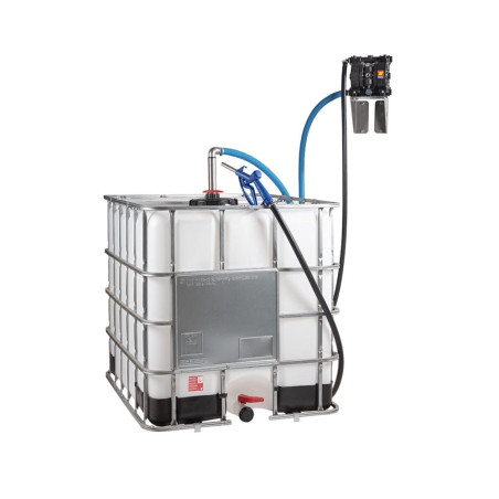 Komplet membranske črpalke za antifriz, tek. za pranje stekel in AdBlue za IBC rezervoarje 1000 l z ročno plast. točilno pištolo