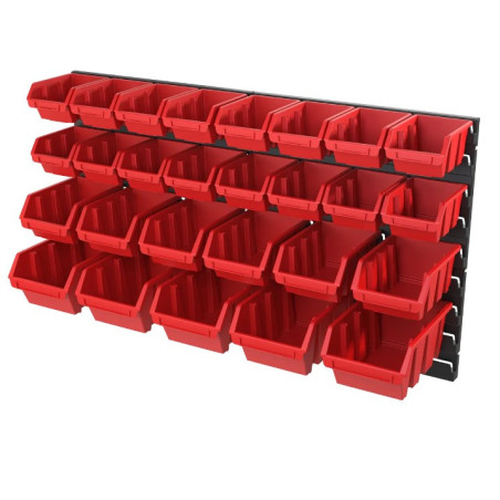 Stenska tabla z zabojčki Qubrick Regular Fixing Wall Set 4