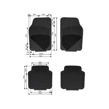 Carmotion Universal PVC Mat, Black