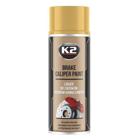 K2 Brake Caliper Spray  400 ml - zlata