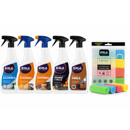 Erla Home komplet čistil za dom