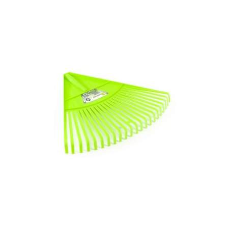 Polkrožne vrtne grablje 48cm, kovinski ročaj