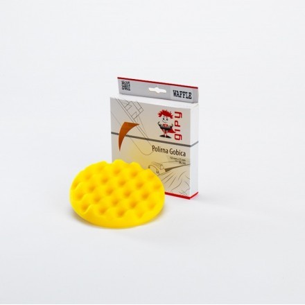 Gipy Waffle Polishing Pad 150 x 25 mm Yellow