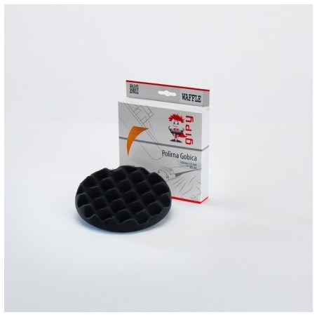 Gipy Waffle polishing pad 150 x 25 mm Black