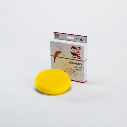 Gipy Snake Polishing Pad 135 x 25 mm Yellow