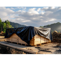 Zaščitna folija za prekrivanje 4x5m LDPE 900g