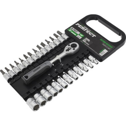 Garnitura natičnih ključev 1/4" 27kos