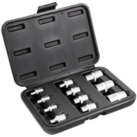 Notranji TORX nastavki 1/2"+1/4"+3/8"