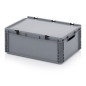Plastični zaboj s pokrovom 600 x 400 x 220 mm Plastični zaboj s pokrovom 600 x 400 x 220 mm
