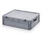 Plastični zaboj s pokrovom 800 x 600 x 220 mm Plastični zaboj s pokrovom 800 x 600 x 220 mm