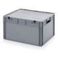 Plastični zaboj s pokrovom 800 x 600 x 420 mm Plastični zaboj s pokrovom 800 x 600 x 420 mm