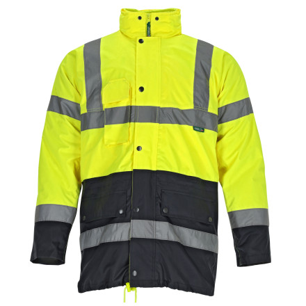 Podložena Odsevna jakna FLASH 5v1 Rumena "S"