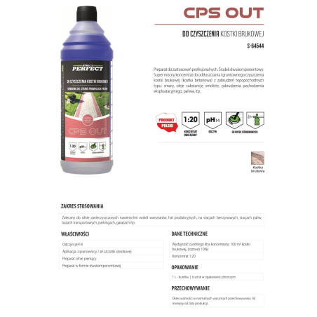 Čistilo za Tlakovce CPS OUT 1000ml