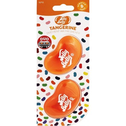 Jelly Belly duo vent air freshner - tangerine