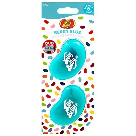 Jelly Belly duo vent air freshner - berry blue