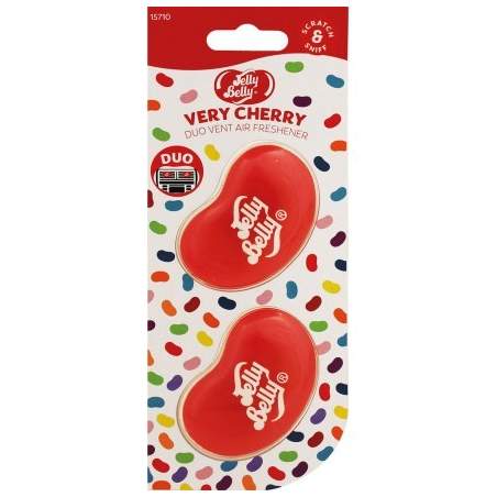 Jelly Belly duo vent air freshner - very cherry