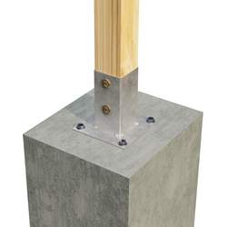 Ploščata vrtna sidrna osnova 71 x 150 x 150 mm