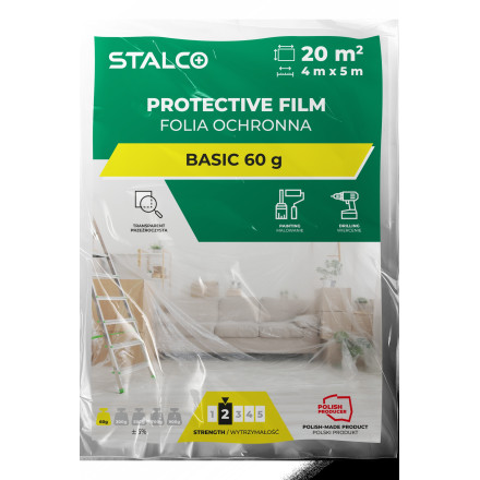 Zaščitna folija za pleskanje 4x5m