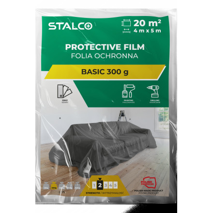 Zaščitna folija za pleskanje 4x5m LDPE