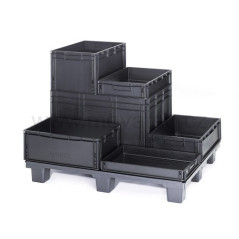 Meva ESD plastični zaboj 600x400x120