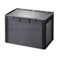 Meva ESD plastični zaboj s pokrovom 600x400x435 Meva ESD plastični zaboj s pokrovom 600x400x435