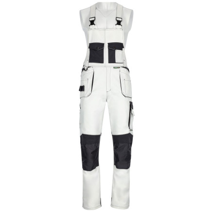 Hlače z naramnicami ALLROUND LINE S Bele "2XL"