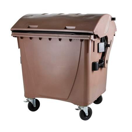 Komunalni zabojnik 1100L - Okrogli pokrov 