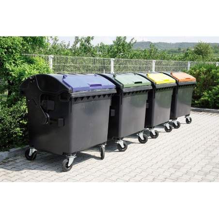 Komunalni zabojnik VV 1100L - Okrogli pokrov Papir