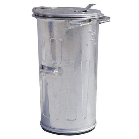 Kovinski zabojnik za odpadke 110L (Moder pokrov)