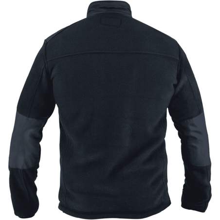 Moška Flis Jakna OXFORD Črna "3XL"