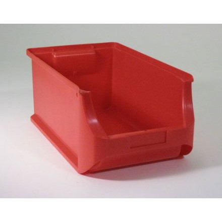 Plastični skladiščni predal - rdeč 205 x 352 x 150 mm