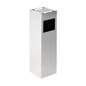 Koš za smeti s pepelnikom "Alfa" 23L Inox Koš za smeti s pepelnikom "Alfa" 23L Inox