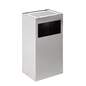 Koš za smeti s pepelnikom "Alfa" 80L Inox