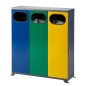 Maxi Notranji koš za ločevanje odpadkov 3 x 40L Maxi Notranji koš za ločevanje odpadkov 3 x 40L