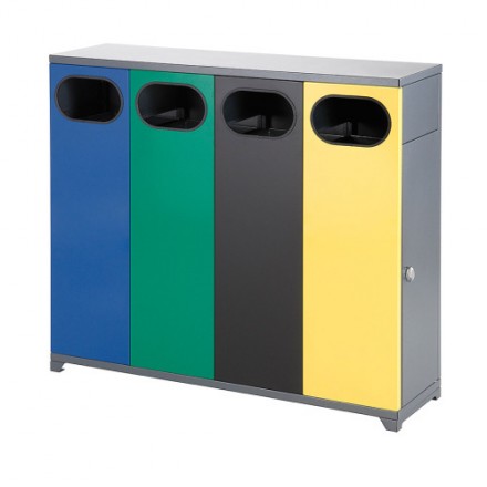 Maxi Notranji koš za ločevanje odpadkov 4 x 40L