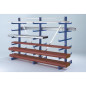 Enostranski konzolni regal 1350 x 500 x 2000 mm - 3 police Enostranski konzolni regal 1350 x 500 x 2000 mm - 3 police