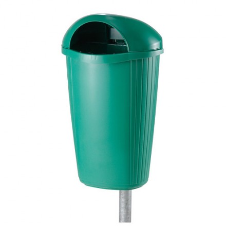 Plastični ulični koš Maxi - Svetlo Zelen