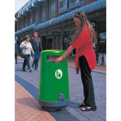 Zabojnik za odpadke "TOPSY" 90L