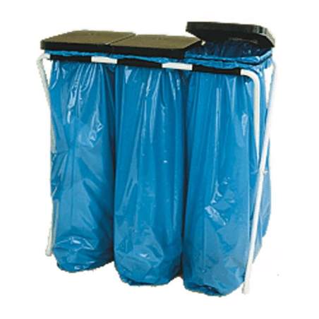 Stojalo za vreče z plastičnim pokrovom  "Trio"