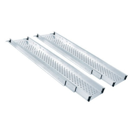Teleskopska aluminijasta rampa/par - nosilnost 500 kg