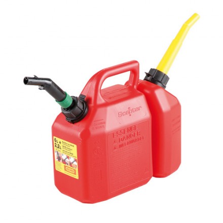 Dvojna Ročka za gorivo 6 + 2,2L